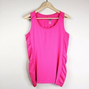 REI Large Hot Pink Sleeveless Mesh Side Top M